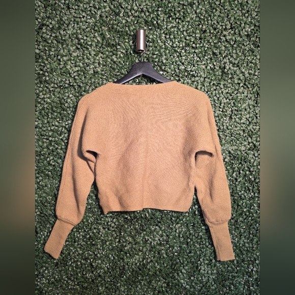 SHEIN Sweaters - Women's Tan Olive Green Sweater